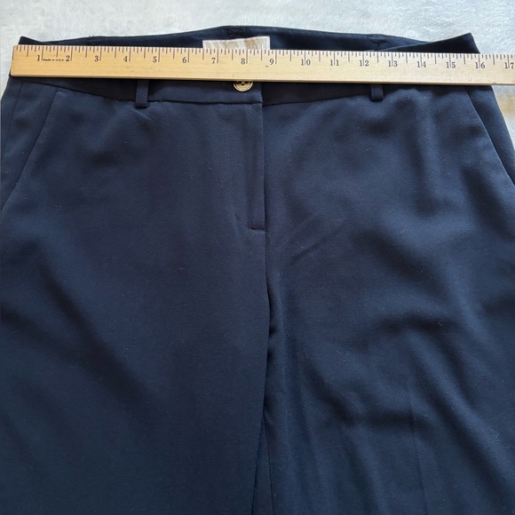 Michael Kors Classic Pants Size 8 Cropped Dark Blue - Picture 11 of 14